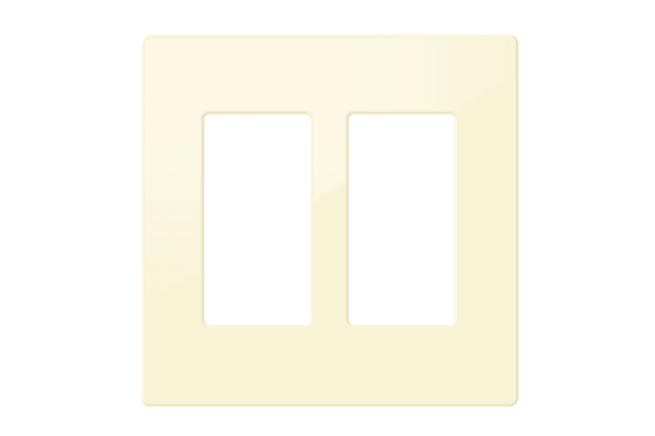 Crestron Decorator Style Faceplate, 2-Gang, Dark Almond Smooth