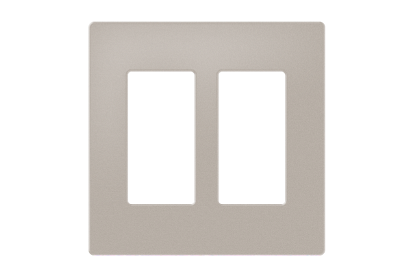 Crestron Decorator Style Faceplate, 2-Gang, Dusk Textured