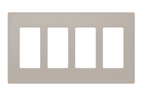 Crestron Decorator Style Faceplate, 4-Gang, Dusk Textured