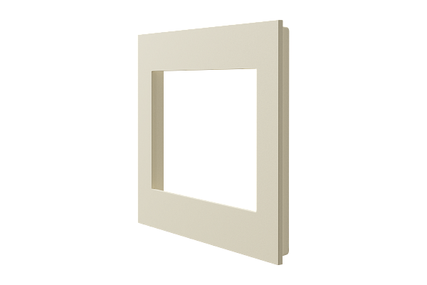 Crestron Horizon 2 Faceplate, 2-Gang, Almond