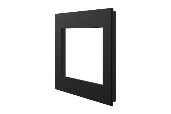 Crestron Horizon 2 Faceplate, 2-Gang, Black