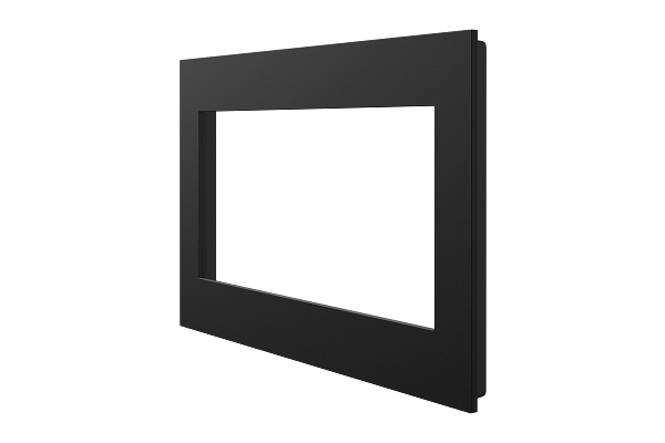 Crestron Horizon 2 Faceplate, 3-Gang, Black