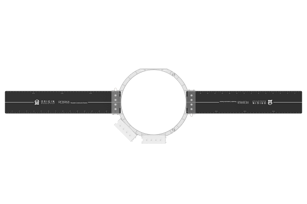 Crestron New-Construction Speaker Templates for 6 in. or 8 in. Reference and Ultimate In-Ceiling Speakers, 10 Pack