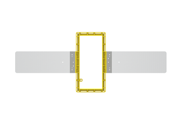 Crestron New-Construction Speaker Templates for Reference IW4X8 In-Wall Speakers, 1 Pair