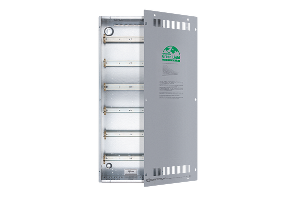 Crestron Enclosure for DIN Rail Devices, 6 DIN Rails, 18 M Wide