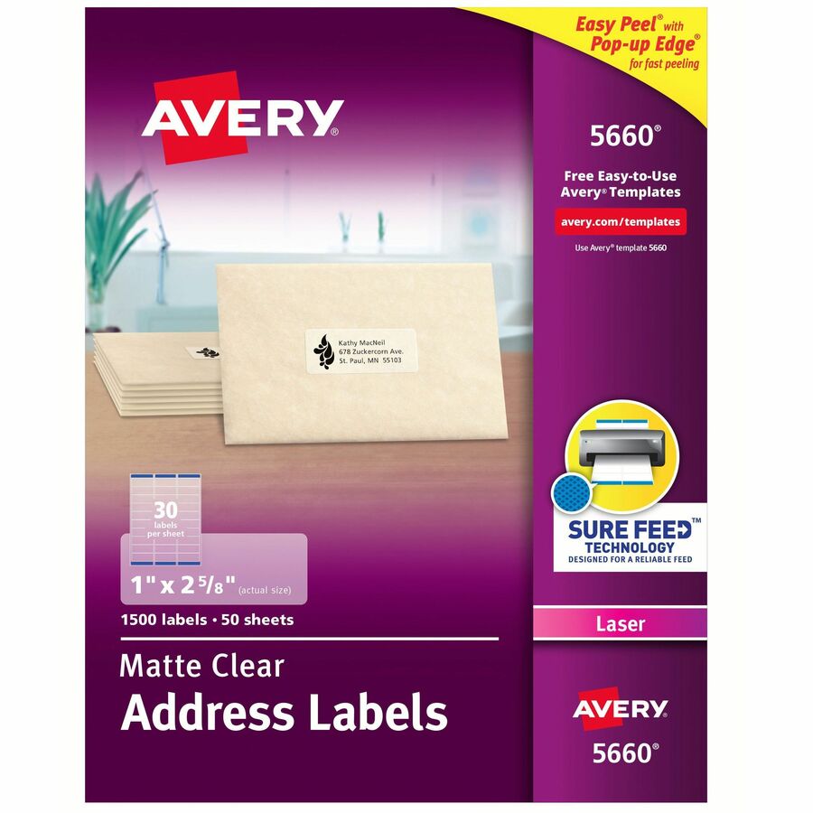 Avery&reg; Easy Peel Return Address Labels