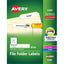 Avery® TrueBlock File Folder Labels