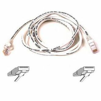 25FT CAT5E WHITE PATCH CORD    