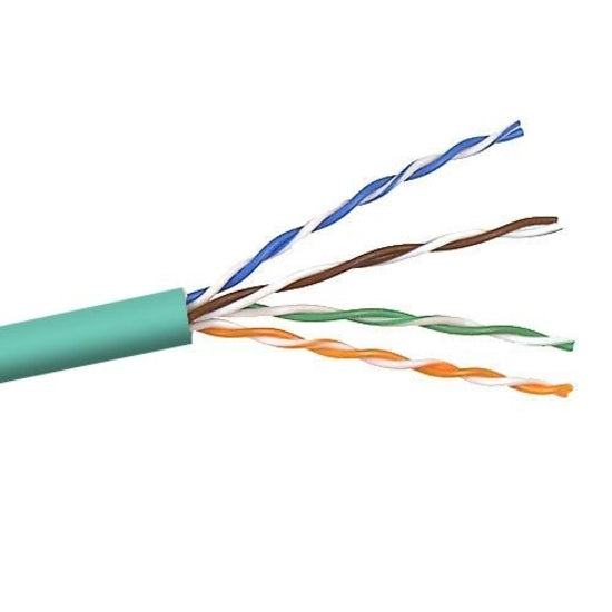 1000FT BULK CAT5E GREEN PVC    