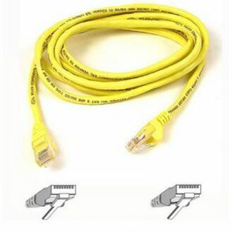 10FT CAT5E YELLOW PATCH CORD   