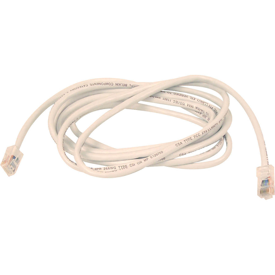 25FT CAT5E WHITE PATCH CORD    