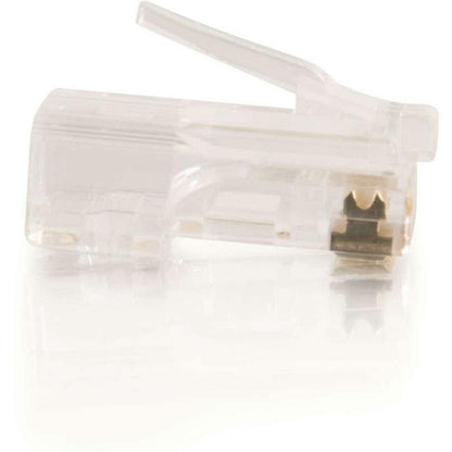 C2G RJ45 Cat5E Modular Plug for Round Stranded Cable Multipack (50-Pack)