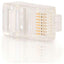 C2G RJ45 Cat5E Modular Plug for Round Stranded Cable Multipack (50-Pack)