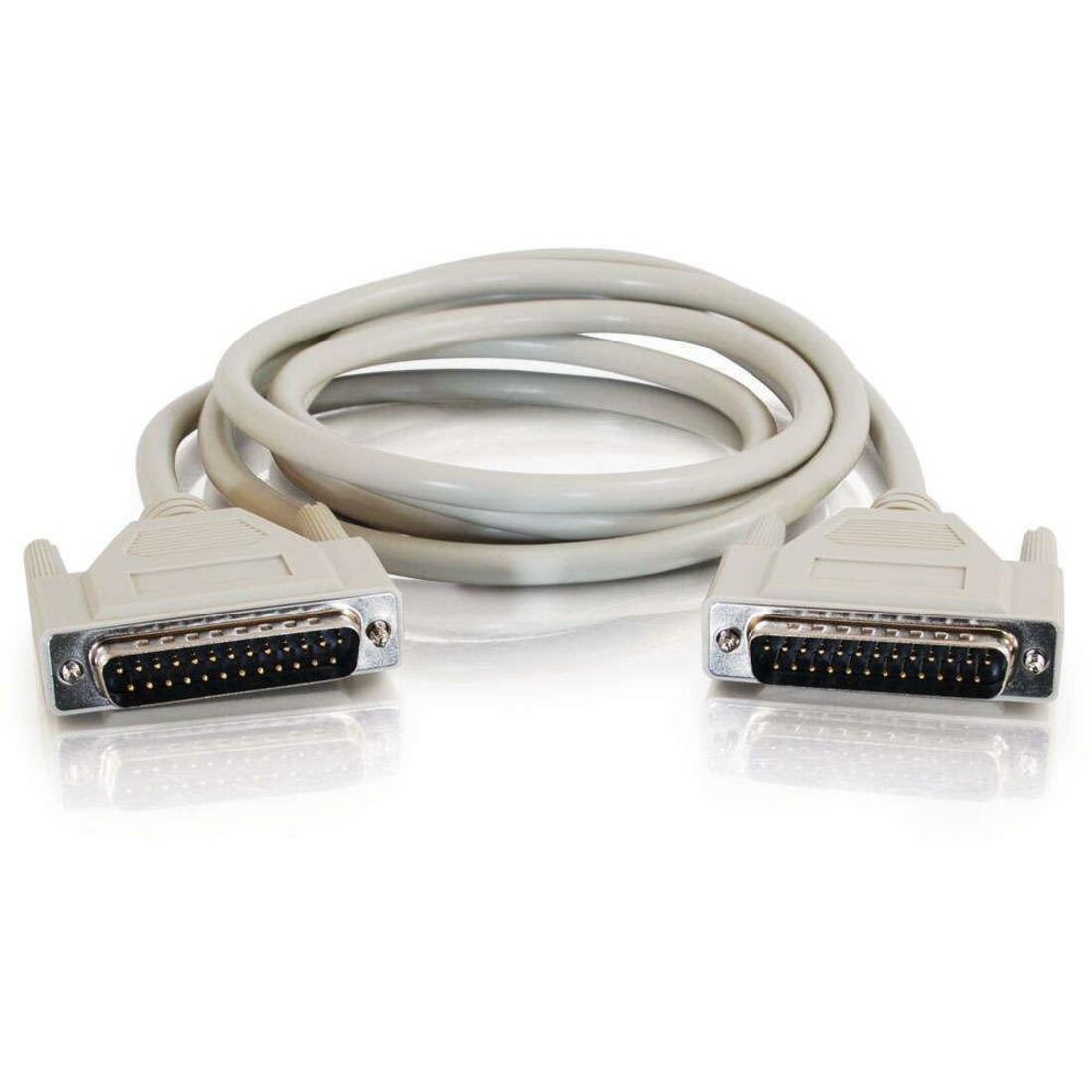 C2G 15ft DB25 M/M Serial RS232 Cable