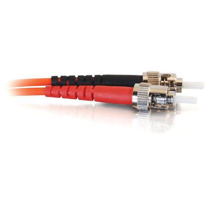 C2G 2m ST-ST 62.5/125 Duplex Multimode OM1 Fiber Cable - Orange - 6ft