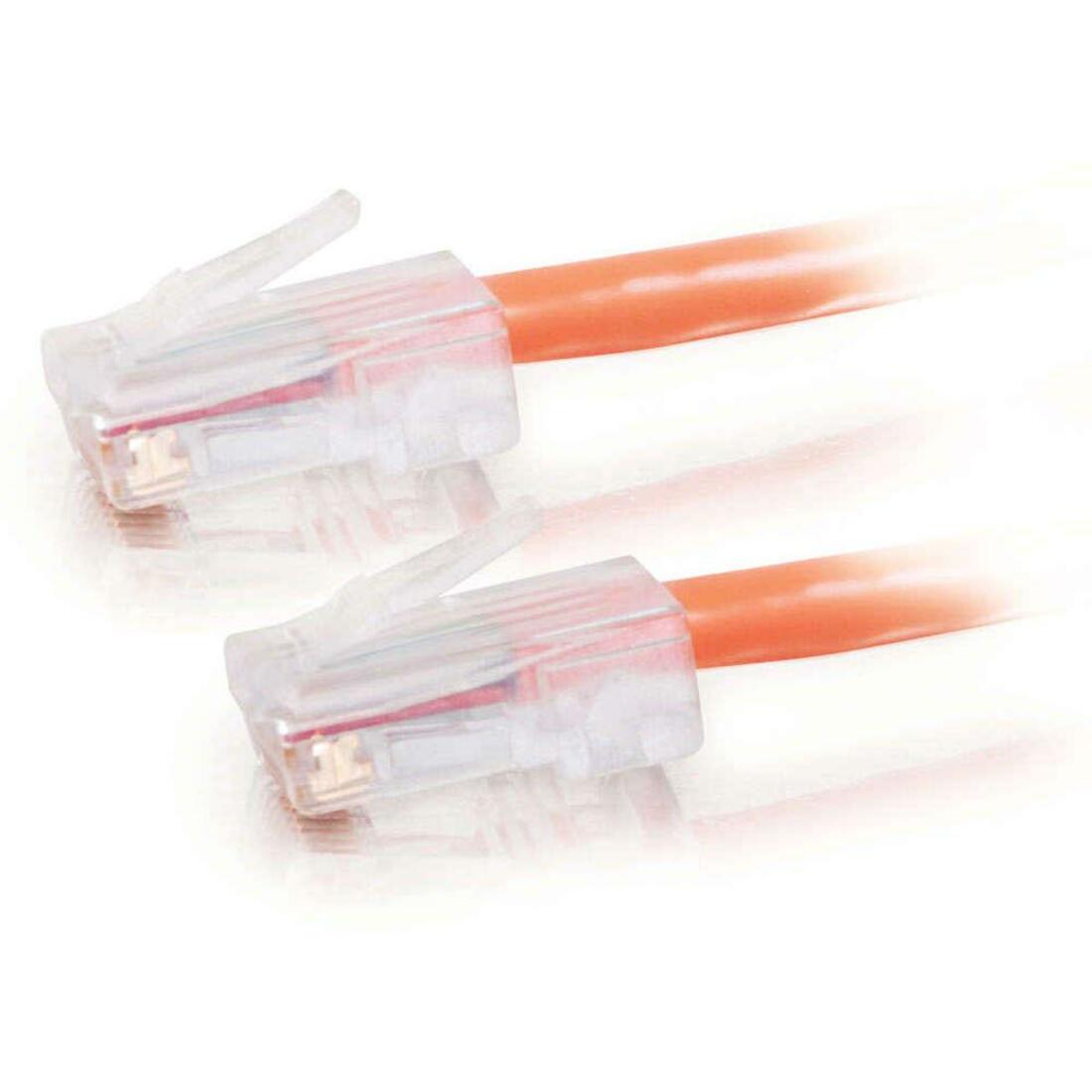 C2G-3ft Cat5e Non-Booted Crossover Unshielded (UTP) Network Patch Cable - Orange