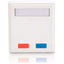 C2G 2-Port Cat5E Surface Mount Box - White