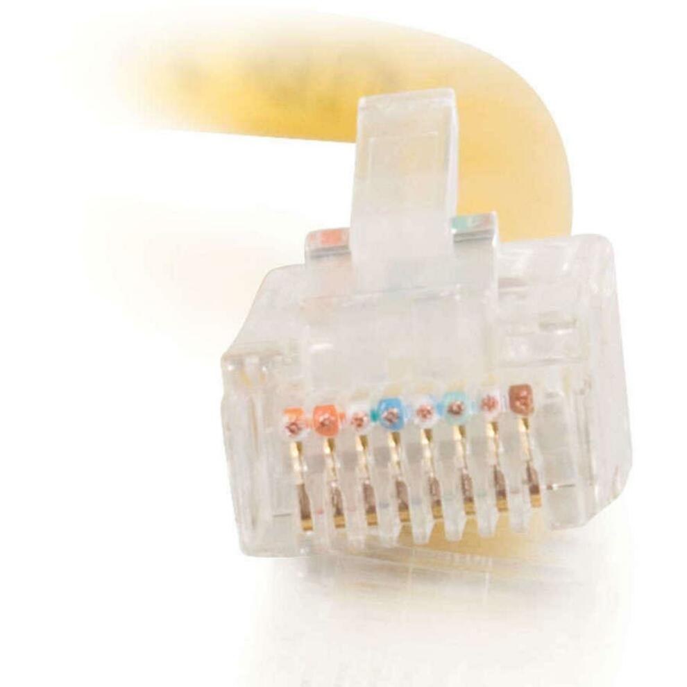 C2G-3ft Cat5e Non-Booted Crossover Unshielded (UTP) Network Patch Cable - Yellow