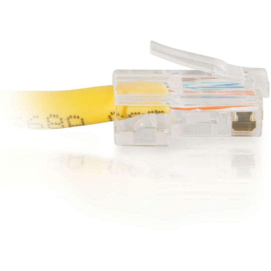 C2G-3ft Cat5e Non-Booted Crossover Unshielded (UTP) Network Patch Cable - Yellow