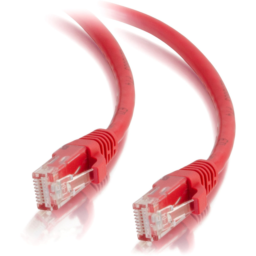 C2G-3ft Cat5e Snagless Unshielded (UTP) Network Patch Cable - Red