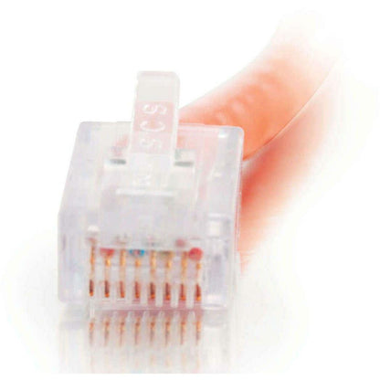 C2G-14ft Cat5E Non-Booted Crossover Unshielded (UTP) Network Patch Cable - Orange