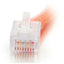 C2G-14ft Cat5E Non-Booted Crossover Unshielded (UTP) Network Patch Cable - Orange