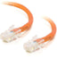 C2G-14ft Cat5E Non-Booted Crossover Unshielded (UTP) Network Patch Cable - Orange