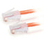 C2G-14ft Cat5E Non-Booted Crossover Unshielded (UTP) Network Patch Cable - Orange