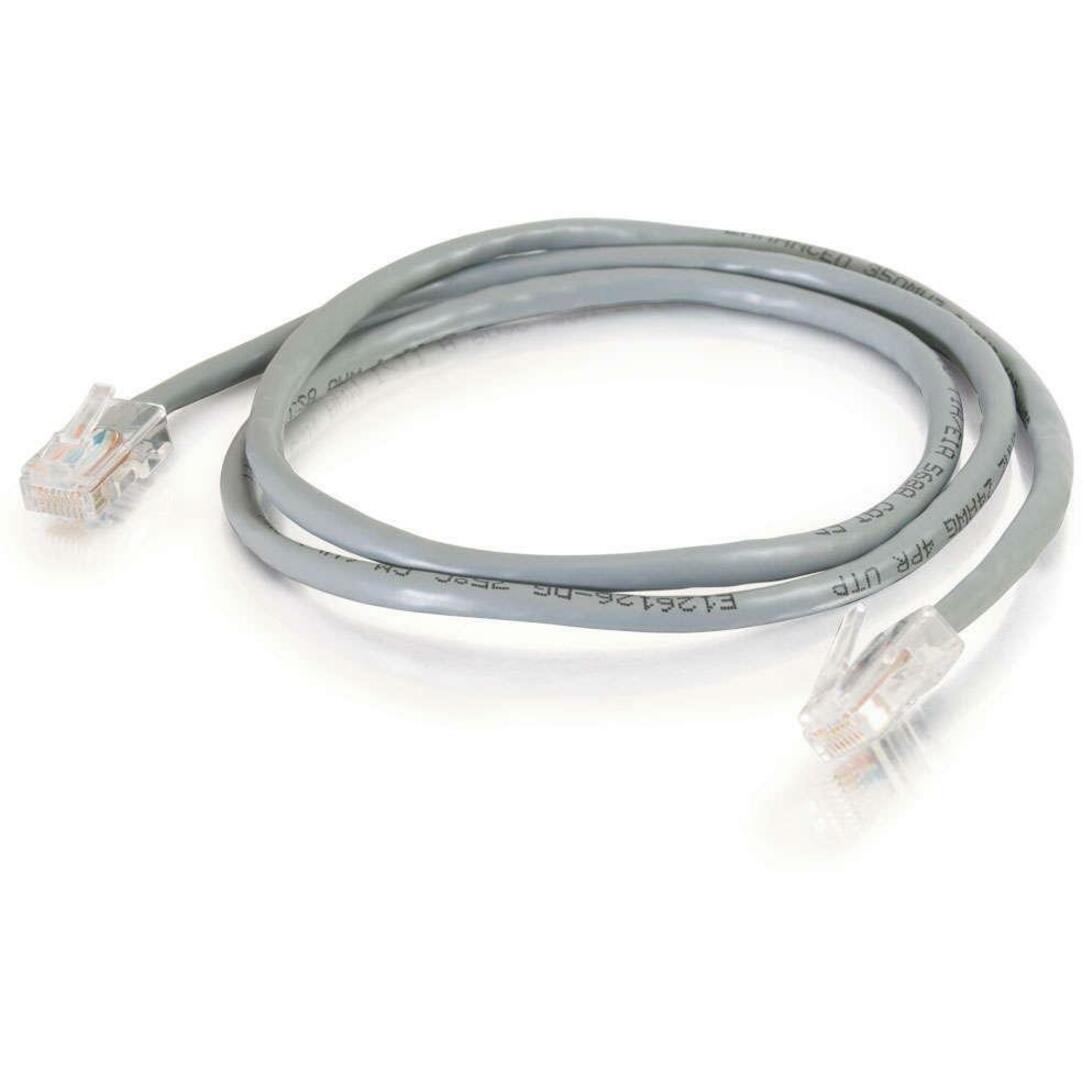 C2G-3ft Cat5e Non-Booted Crossover Unshielded (UTP) Network Patch Cable - Gray