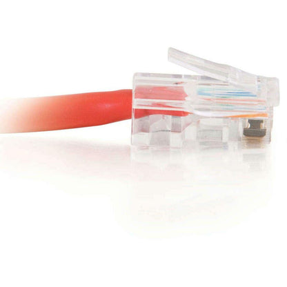 C2G-3ft Cat5e Non-Booted Crossover Unshielded (UTP) Network Patch Cable - Red