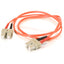 C2G-1m SC-SC 62.5/125 OM1 Duplex Multimode PVC Fiber Optic Cable - Orange
