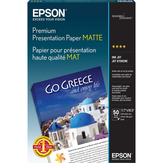 Epson Premium Matte Inkjet Presentation Paper