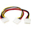 9IN LP4 TO LP4 POWER Y SPLITTER
