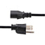 StarTech.com 6ft 1(1.8m) Computer Power Cord NEMA 5-15P to C13 10A 125V 18AWG Black Replacement AC PC Power Cord TV/Monitor Power Cable