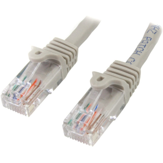 50FT GREY CAT5E CABLE SNAGLESS 