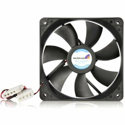 StarTech.com 120x25mm Dual Ball Bearing Computer Case Fan w/ LP4 Connector - System fan kit - 120 mm