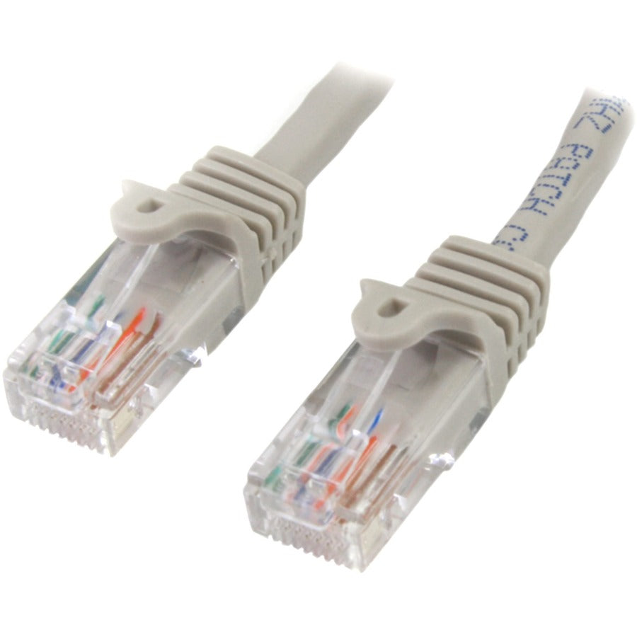 15FT GREY CAT5E CABLE SNAGLESS 