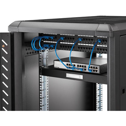 StarTech.com Black Deep Sliding Server Shelf