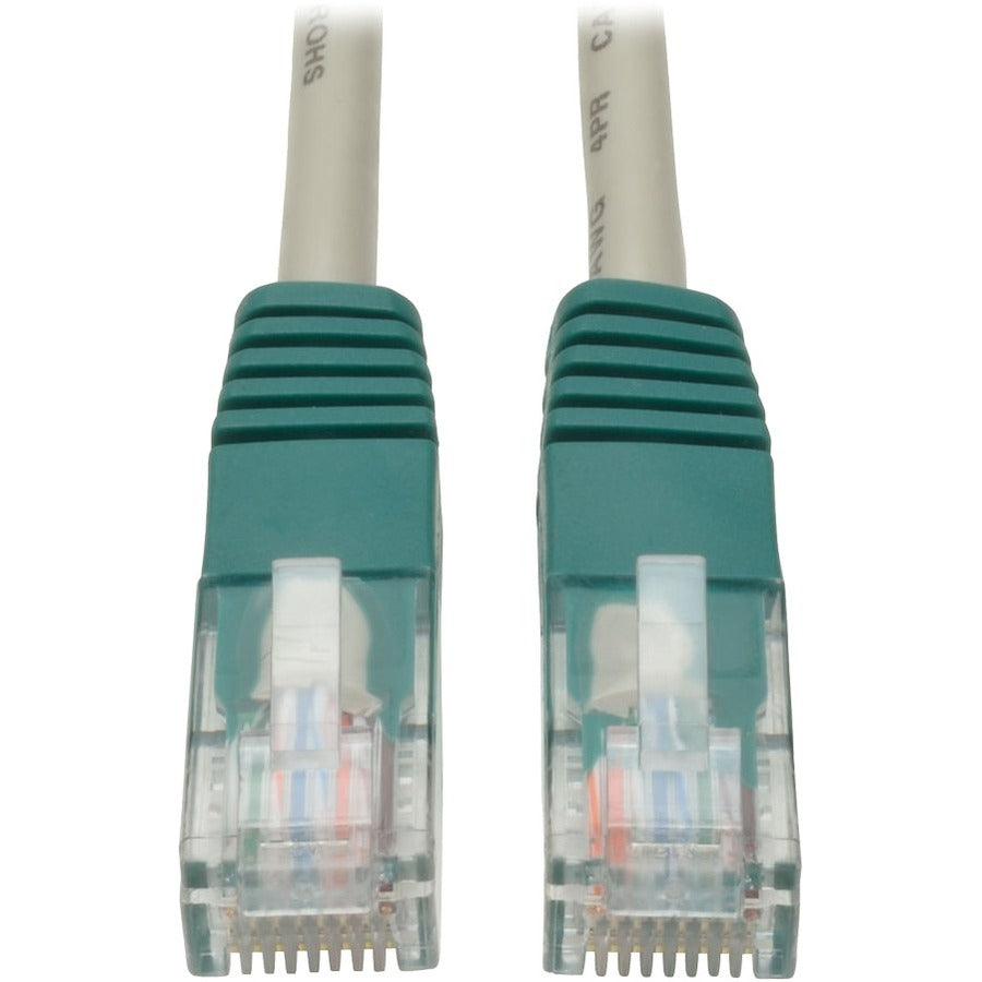 Tripp Lite Cat5e 350 MHz Crossover Molded (UTP) Ethernet Cable (RJ45 M/M) PoE Gray 10 ft. (3.05 m)