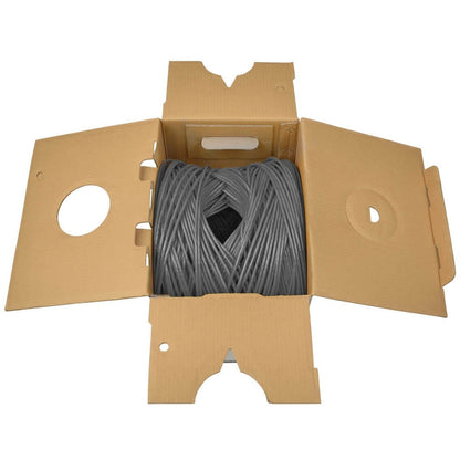 Tripp Lite Cat5e 350 MHz Solid Core (UTP) PVC Bulk Ethernet Cable Gray 1000 ft. (304.8 m) TAA