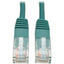 Tripp Lite Cat5e 350 MHz Molded (UTP) Ethernet Cable (RJ45 M/M) PoE Green 10 ft. (3.05 m)