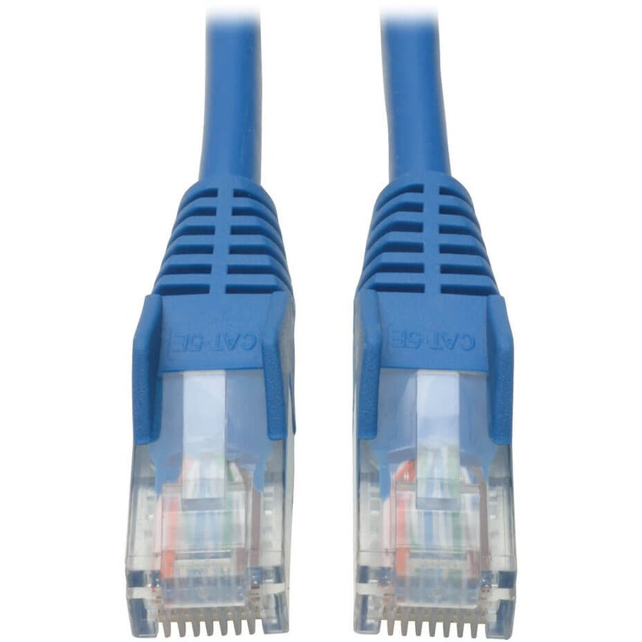 Tripp Lite Cat5e 350 MHz Snagless Molded (UTP) Ethernet Cable (RJ45 M/M) PoE Blue 50 ft. (15.24 m)