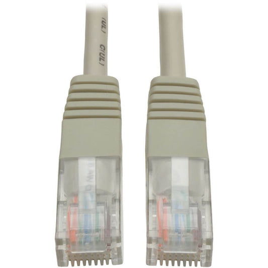 Tripp Lite Cat5e 350 MHz Molded (UTP) Ethernet Cable (RJ45 M/M) PoE - Gray 25 ft. (7.62 m)