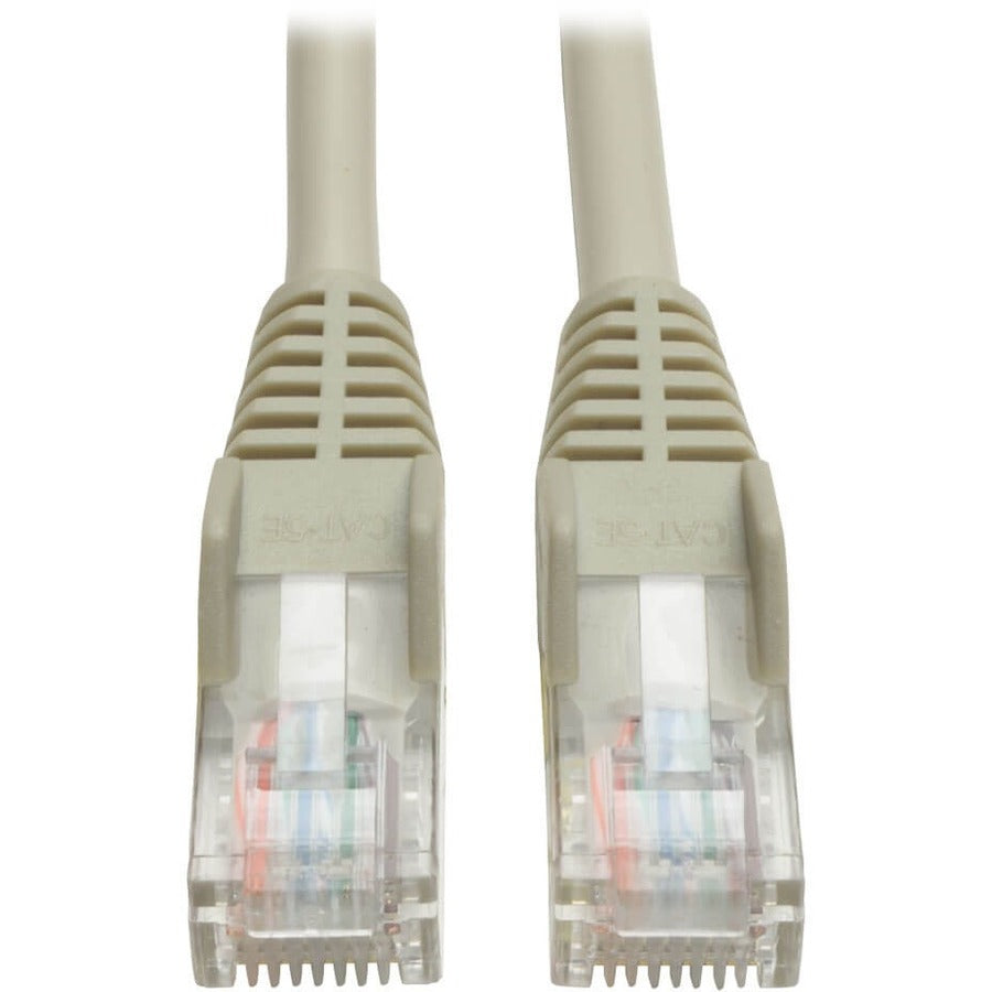 Tripp Lite Cat5e 350 MHz Snagless Molded (UTP) Ethernet Cable (RJ45 M/M) PoE Gray 100 ft. (30.5 m)