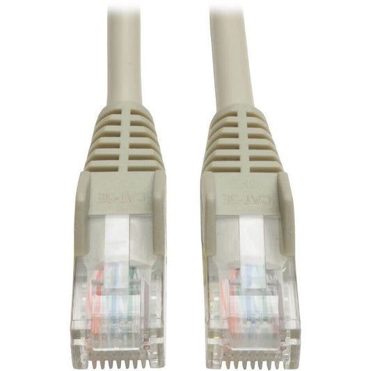 Tripp Lite Cat5e 350 MHz Snagless Molded (UTP) Ethernet Cable (RJ45 M/M) PoE Gray 100 ft. (30.5 m)