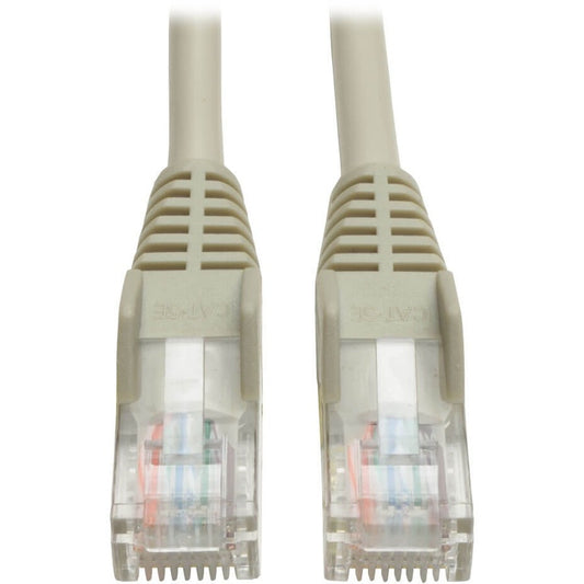 Tripp Lite Cat5e 350 MHz Snagless Molded (UTP) Ethernet Cable (RJ45 M/M) PoE Gray 3 ft. (0.91 m)