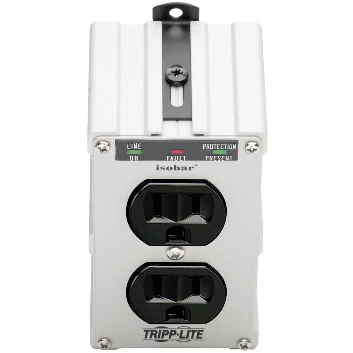 Tripp Lite Isobar Surge Protector Wallmount Direct Plug In 2 Outlet 1410 J