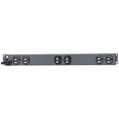 Tripp Lite 1U Rack-Mount Power Strip 120V 15A 5-15P 12 Outlets (6 Front-Facing 6-Rear-Facing) 15 ft. (4.57 m) Cord