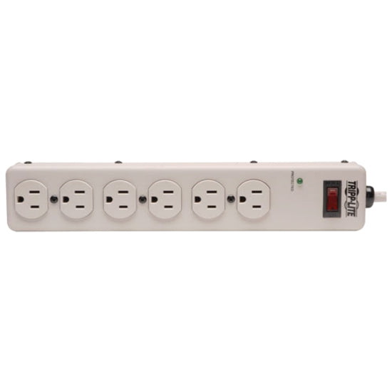 Tripp Lite Protect It! 6-Outlet Surge Protector 6 ft. (1.83 m) cord 900 Joules Diagnostic LED