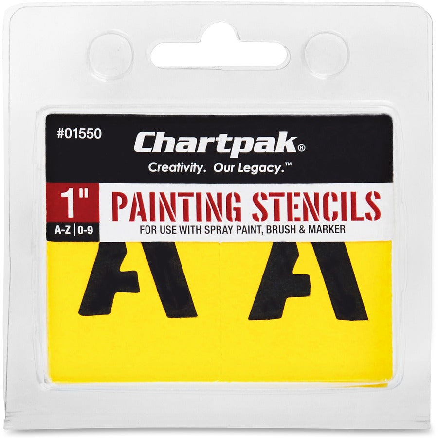 Chartpak Painting Letters/Numbers Stencils